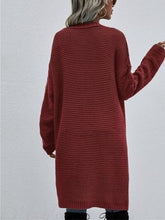 Load image into Gallery viewer, Open Front Long Sleeve Cardigan