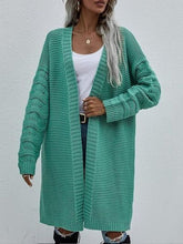 Load image into Gallery viewer, Open Front Long Sleeve Cardigan