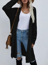 Load image into Gallery viewer, Open Front Long Sleeve Cardigan