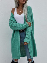 Load image into Gallery viewer, Open Front Long Sleeve Cardigan
