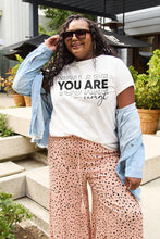 Load image into Gallery viewer, Simply Love Full Size YOU ARE ENOUGH Short Sleeve T-Shirt
