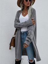 Load image into Gallery viewer, Open Front Long Sleeve Cardigan
