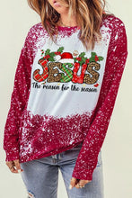 Load image into Gallery viewer, Graphic Round Neck Long Sleeve Sweatshirt