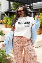 Load image into Gallery viewer, Simply Love Full Size YOU ARE ENOUGH Short Sleeve T-Shirt