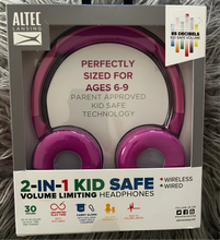 Load image into Gallery viewer, 2-in1Kid Safe headphones
