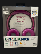 Load image into Gallery viewer, 2-in1Kid Safe headphones
