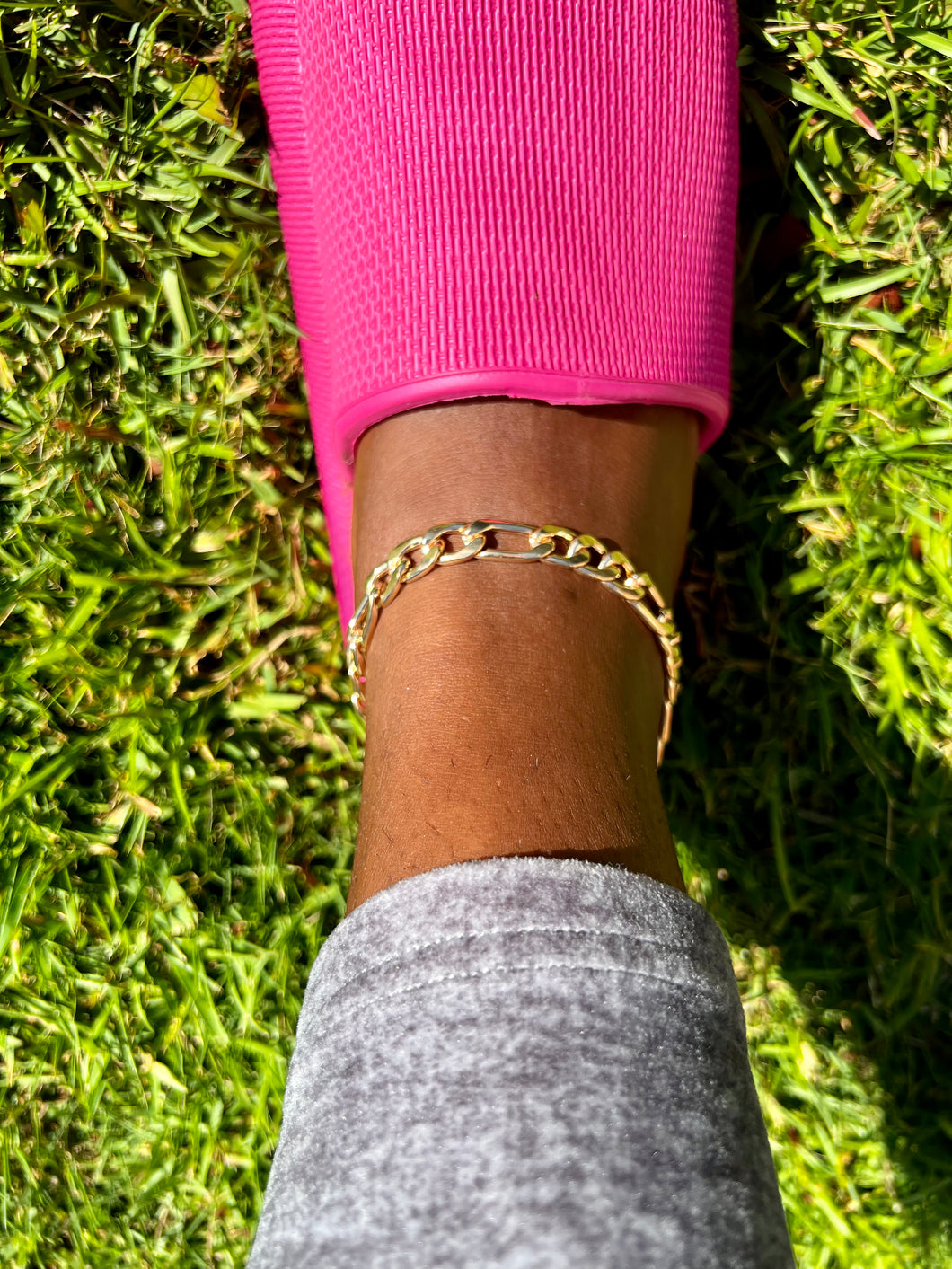 Cuban link anklet