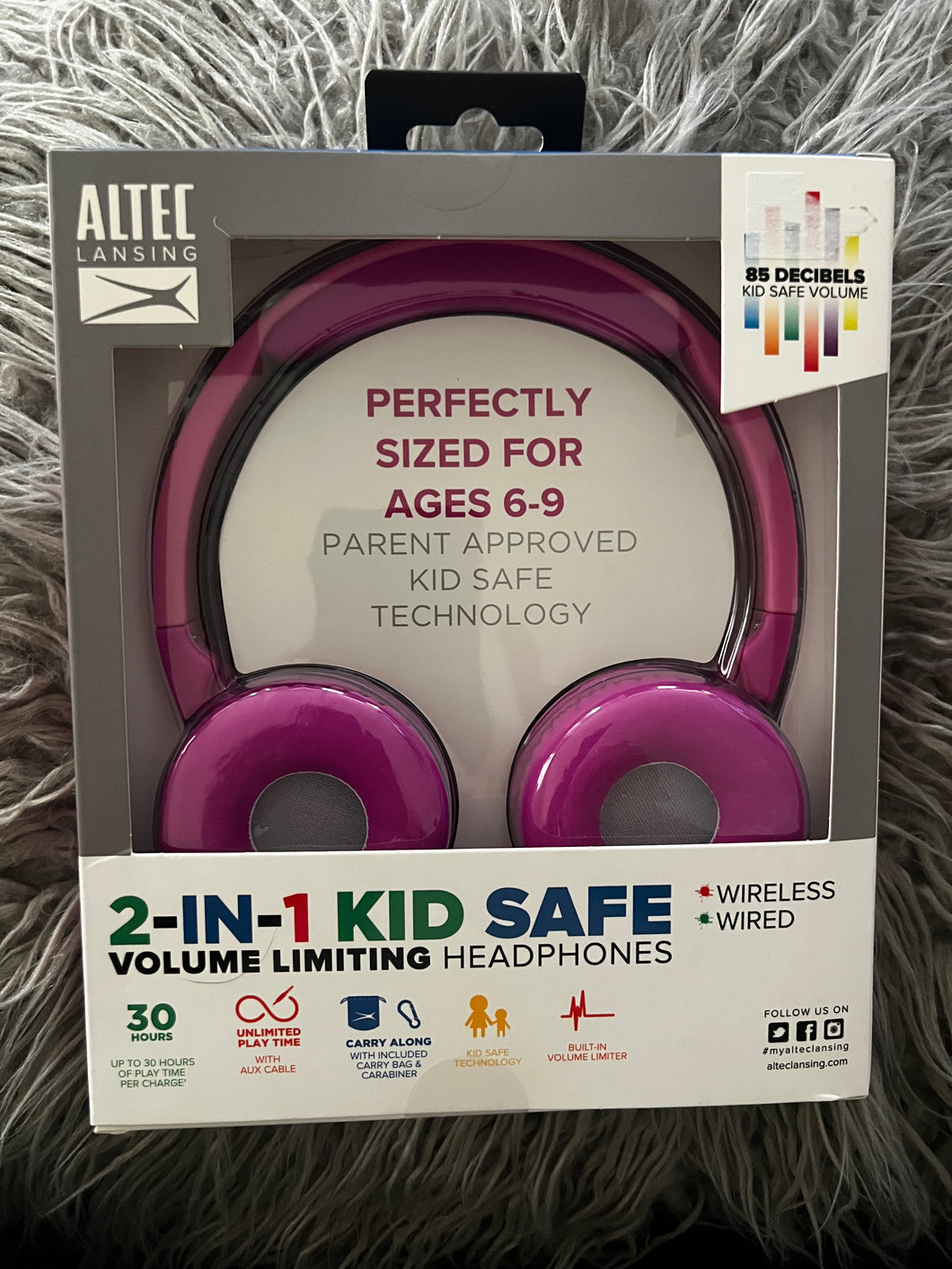 2-in1Kid Safe headphones