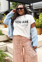 Load image into Gallery viewer, Simply Love Full Size YOU ARE ENOUGH Short Sleeve T-Shirt
