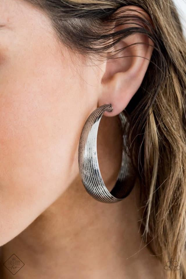 Gunmetal hoops
