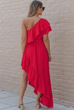 Load image into Gallery viewer, One-Shoulder Asymmetrical Dress
