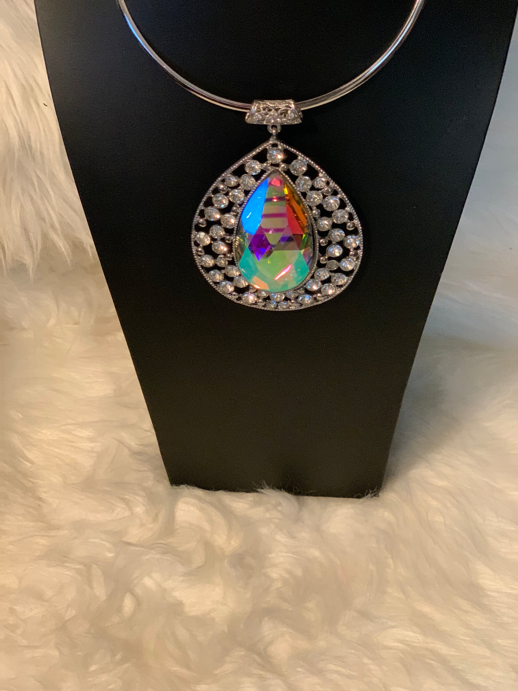Iridescent Glam Statement Set